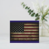 Carte Postale Drapeau américain (Debout devant)