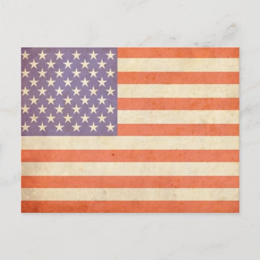 Carte postale drapeau américain (Devant)