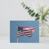 Carte postale drapeau américain (Debout devant)
