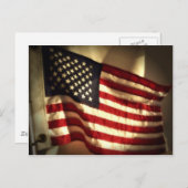 Carte Postale Drapeau américain (Devant / Derrière)