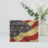 Carte Postale Drapeau américain (Debout devant)