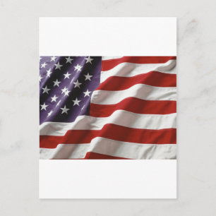 Carte Postale Drapeau américain