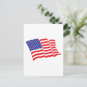 Carte Postale Drapeau américain (Debout devant)