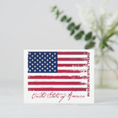 Carte Postale Drapeau américain (Debout devant)
