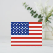 Carte Postale Drapeau américain (Debout devant)