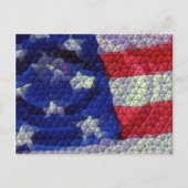 Carte Postale Drapeau américain (Devant)