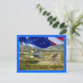 Carte Postale Drapeau américain (Debout devant)