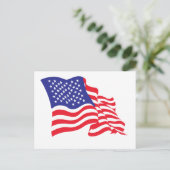 Carte Postale Drapeau américain (Debout devant)