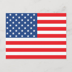 Carte Postale Drapeau américain