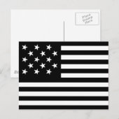Carte Postale Drapeau américain 15 étoiles (Devant / Derrière)