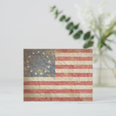 Carte Postale Drapeau américain 1776 (Debout devant)