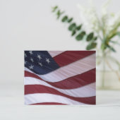 Carte Postale Drapeau américain, Caroline du Nord, États-Unis (Debout devant)