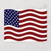 Carte Postale Drapeau américain du 4 juillet (Devant)