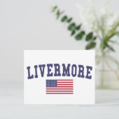 Carte Postale Drapeau américain Livermore (Debout devant)