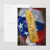 Carte Postale Drapeau Américain We The People (Devant / Derrière)