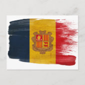 Carte postale drapeau Andorre (Devant)