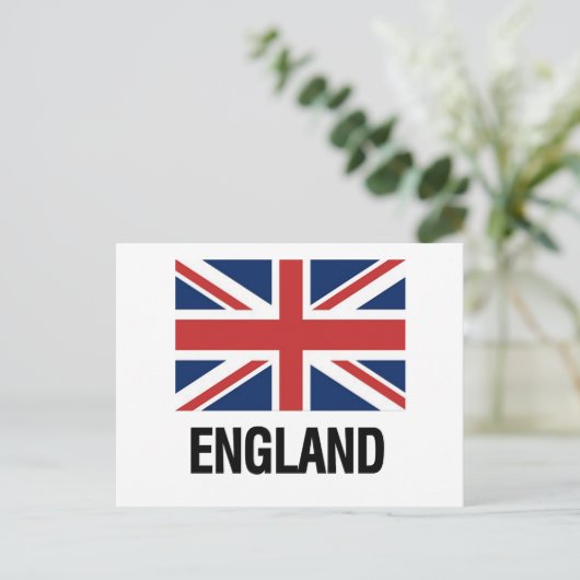 Carte Postale Drapeau anglais (Debout devant)