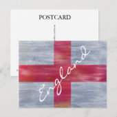 Carte Postale drapeau anglais anglais en détresse (Devant / Derrière)