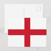Carte Postale Drapeau anglais (Angleterre) (Devant / Derrière)