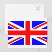 Carte Postale drapeau anglais Royaume-Uni (Devant / Derrière)