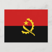 Carte postale drapeau Angola (Devant)
