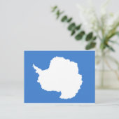 Carte Postale Drapeau Antarctique (Debout devant)