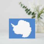 Carte Postale Drapeau Antarctique (Debout devant)