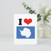 Carte Postale Drapeau Antarctique (Debout devant)