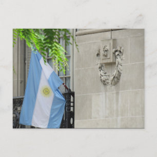 Carte Postale drapeau argentin