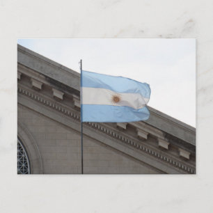 Carte Postale drapeau argentin
