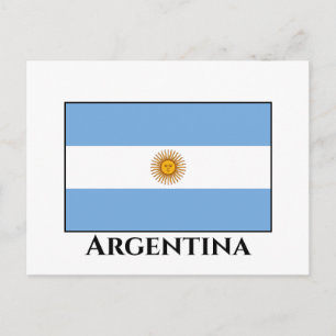 Carte Postale Drapeau argentin