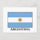 Carte Postale Drapeau argentin (Devant)