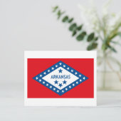 Carte postale Drapeau Arkansas (Debout devant)