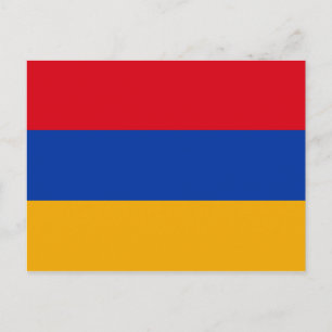 Carte Postale Drapeau arménien patriotique