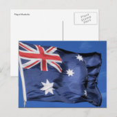 Carte Postale drapeau aussie (Devant / Derrière)