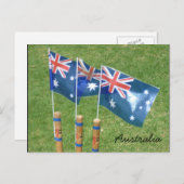 Carte Postale drapeau aussie souches (Devant / Derrière)