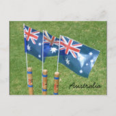 Carte Postale drapeau aussie souches (Devant)