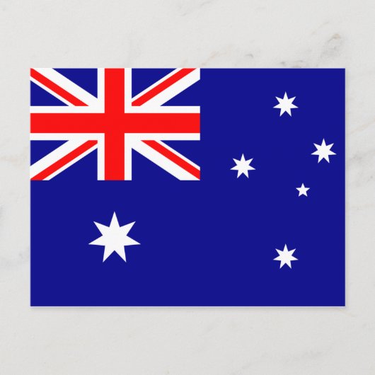Carte postale drapeau Australie (Devant)