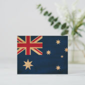 Carte Postale Drapeau Australie (Debout devant)