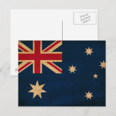 Carte Postale Drapeau Australie (Devant / Derrière)