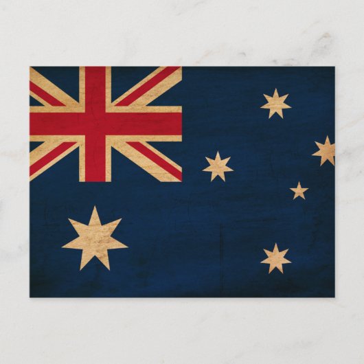 Carte Postale Drapeau Australie (Devant)