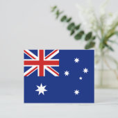 Carte postale drapeau Australie (Debout devant)