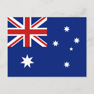 Carte postale drapeau Australie