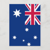 Carte Postale Drapeau Australie (Devant)