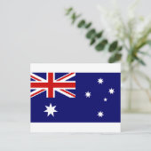 Carte Postale Drapeau Australie (Debout devant)