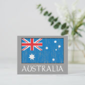 Carte Postale Drapeau Australie (Debout devant)