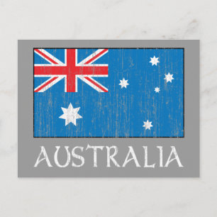 Carte Postale Drapeau Australie