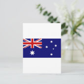 Carte Postale Drapeau Australie (Debout devant)