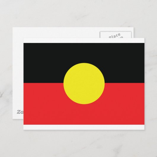 Carte Postale drapeau australien (Devant / Derrière)
