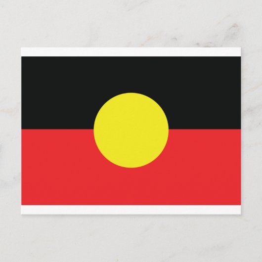 Carte Postale drapeau australien (Devant)